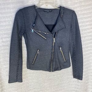 Generation Love New York Crop Quilted Moto Jacket